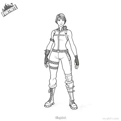 弹弓 02简笔画 素描 涂鸦 - 免费可打印堡垒之夜 下载PDF – 免费可打印简笔画涂色画